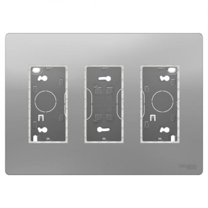 купить купить Блок unica system+ наружная установка 3х2 алюминий Schneider Electric (Шнайдер Электрик)  