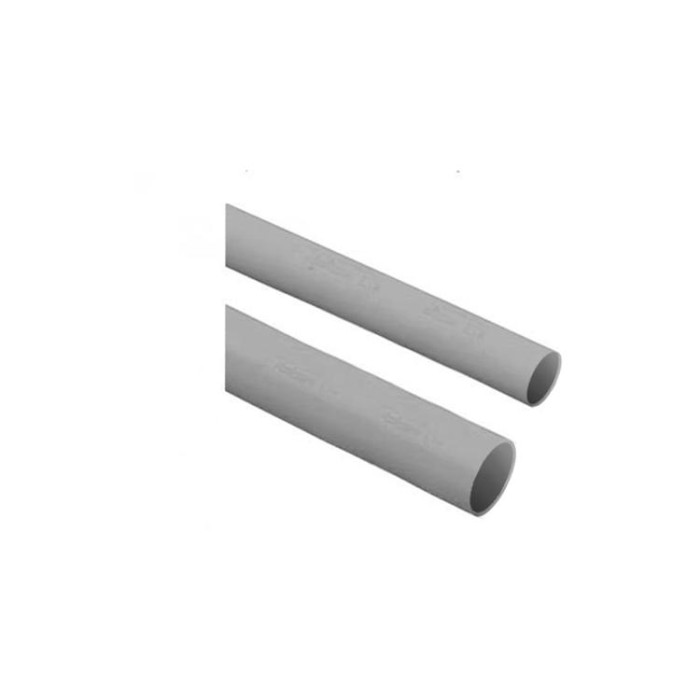 Труба ПВХ d.25/3000мм, 750N, негорюча, сіра, Mutlusan, (001 045 120025 30 17)