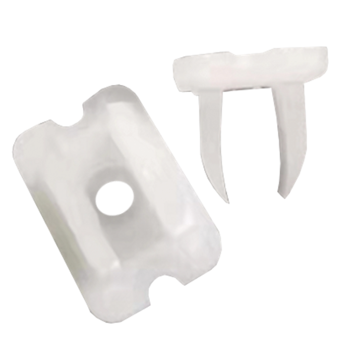 Тримач ПВХ LEBRON L-CLIP для стрічки NEON 6х12мм