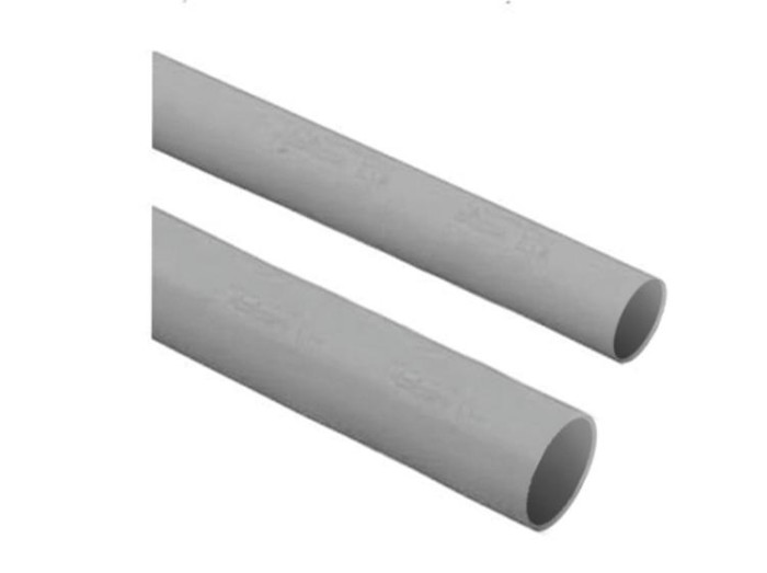 Труба ПВХ d.16/3000мм, 750N, негорюча, сіра, Mutlusan, (001 045 120016 30 17)