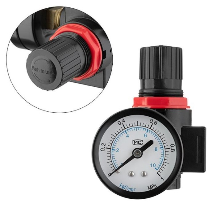 купить купить Регулятор давления 1/2&quot;, 0,5-8 бар INTERTOOL PT-1426  