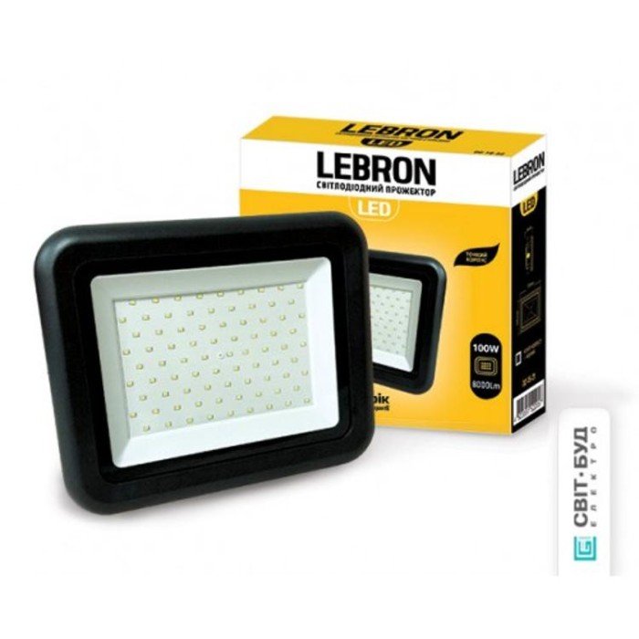 купить купить LED прожектор LF, 100W, 6500K, 8000Lm, угол 120°, 170-265V Lebron  