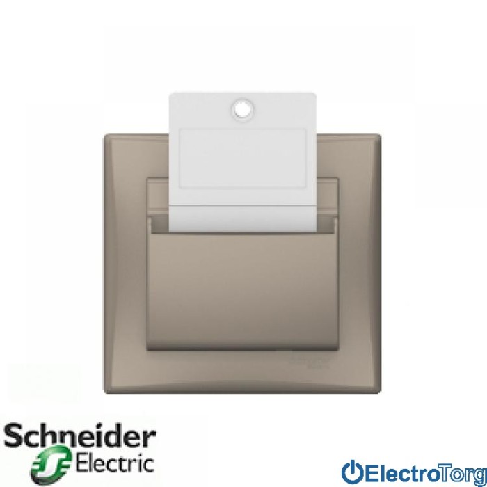 Выключатель карточный титановый Sedna Schneider Electric (Шнайдер Электрик)