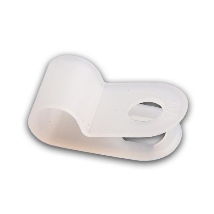 купить купить Скобы монтажные (клипсы) кабельные под винт 1/8R (100 шт) Takel (Такел)  