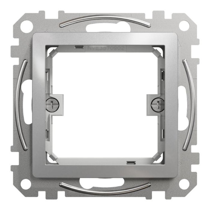 Адаптор Sedna Design&amp;amp;Elements 45х45 для Unica New, алюміній Schneider Electric