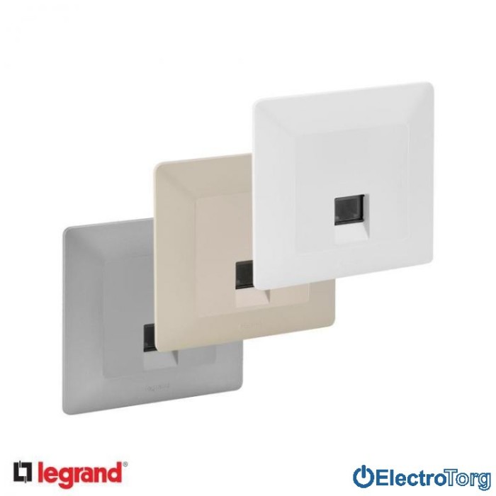 купить купить Розетка компьютерная RJ45 6 UTP в сборе Valena LIFE Legrand  