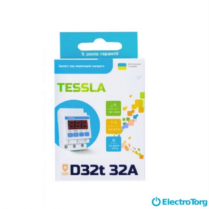 купить купить Реле напряжения D32 t-D32A (с термозащитой) Tessla  