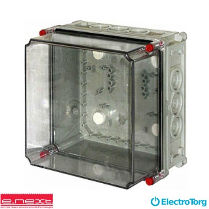 купить купить Коробка монтажная пластиковя Z3 W 1-3-3-4 IP55  (250*250*186) (e-next)  