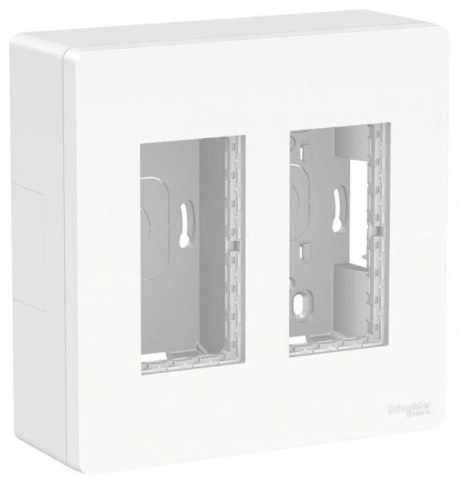 купить купить Блок unica system+ наружная установка 2х2 белый Schneider Electric (Шнайдер Электрик)  
