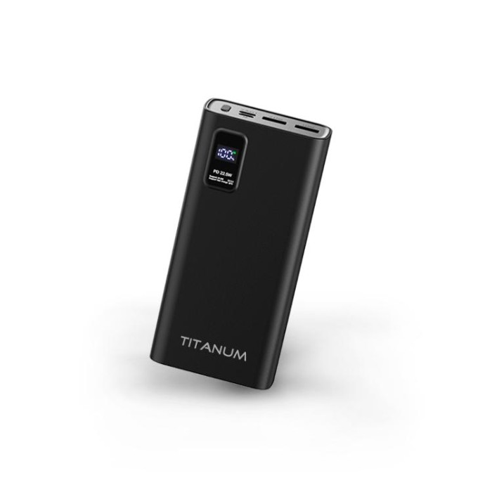 купить купить Повербанк TITANUM 727S 20000mAh 22.5W Black  