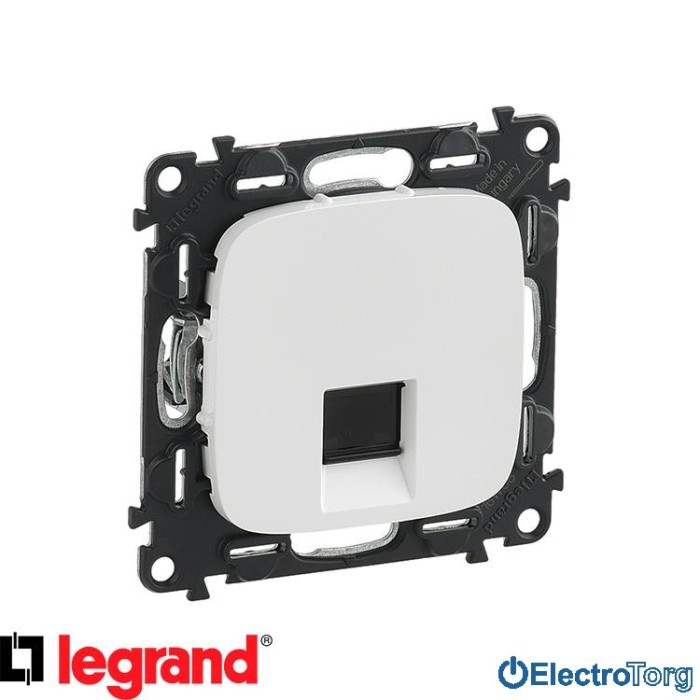 купить купить Механизм розетки компьютерной RJ45 5e UTP белый Valena ALLURE Legrand  