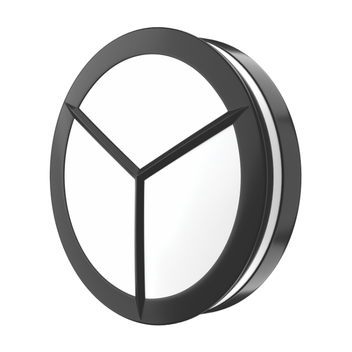 LED світильник LEBRON L-FL05-R, 24W, 2100Lm, 4100K, IP65, чорний