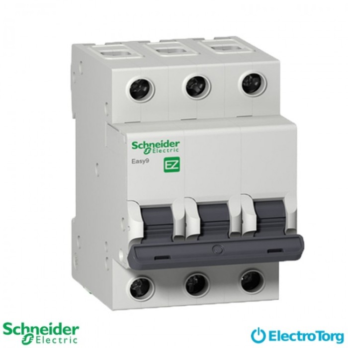 купить купить Автомат 3-полюсный 32А С, промышленная серия Easy9 Schneider Electric  