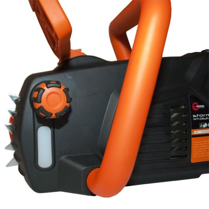 купить купить Пила цепная STORM 2400 Вт, 13,5 м/с, шина 405 мм INTERTOOL WT-0624  