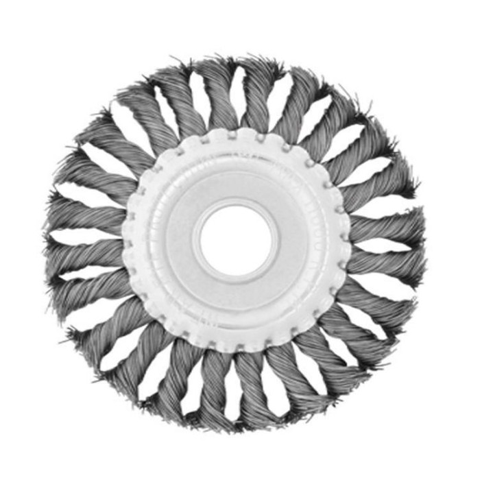 купить купить Щетка кольцевая 180x22,2 мм (пучки витой проволоки) INTERTOOL BT-7180  
