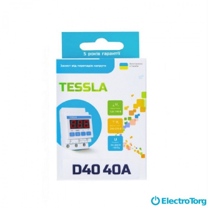 купить купить Реле напряжения D40 -D40A Tessla  
