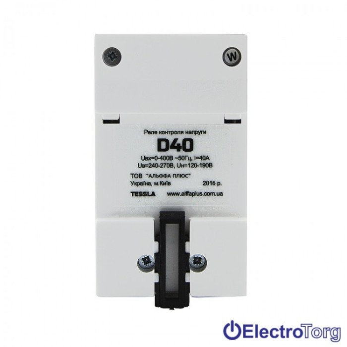 купить купить Реле напряжения D40 -D40A Tessla  