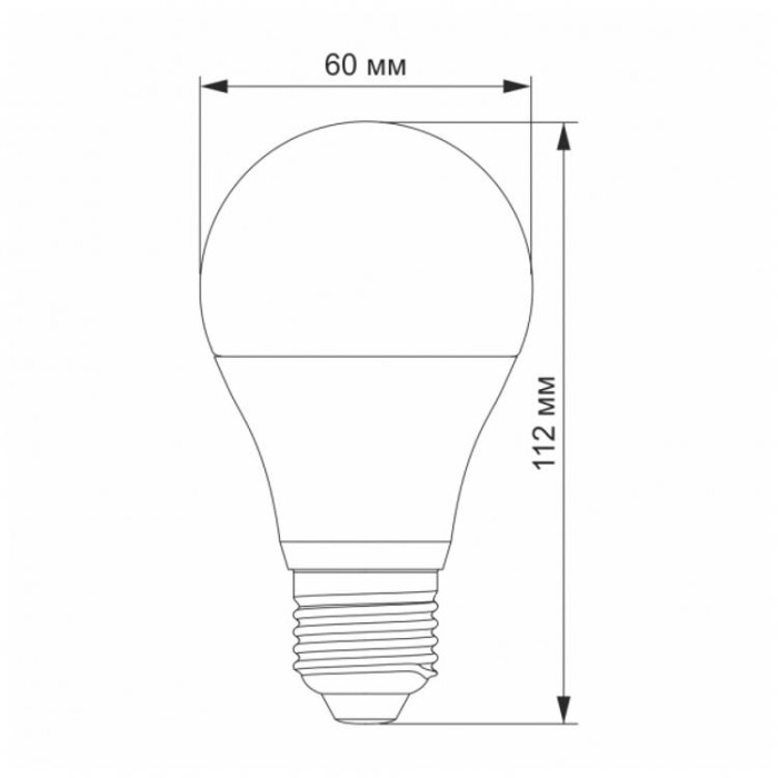 купить купить LED лампа A60 10W E27 3000K TITANUM  