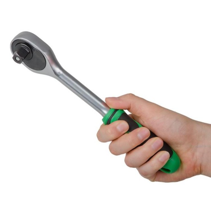 купить купить Рукоятка с храповым механизмом на 72 зуба 1/2&quot;, Cr-v. INTERTOOL HT-2126  