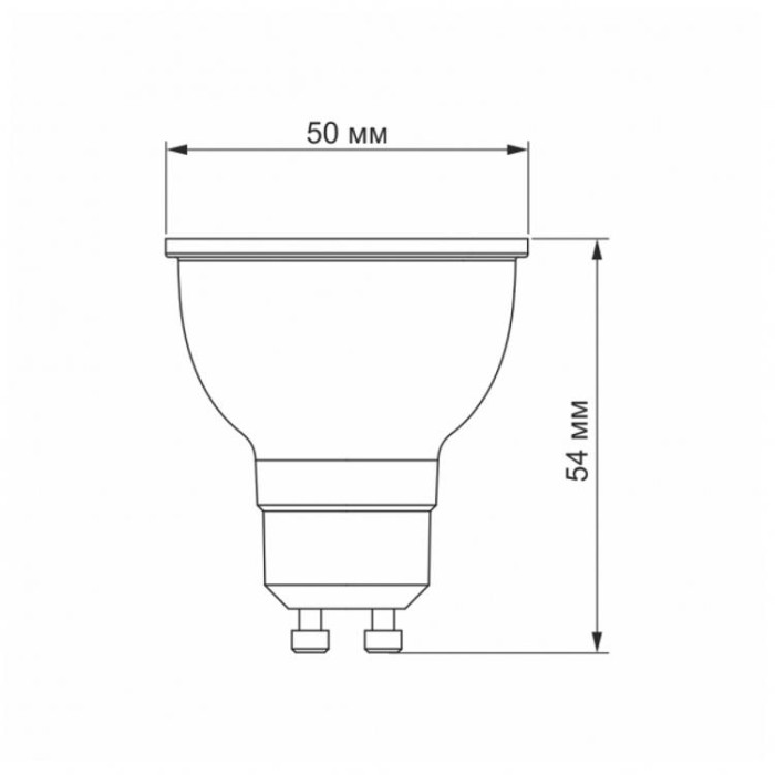 купить купить LED лампа MR16e 6W GU10 3000K VIDEX  