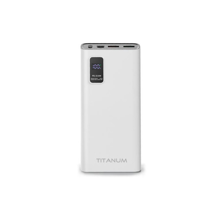 купить купить Повербанк TITANUM 727S 20000mAh 22.5W White  