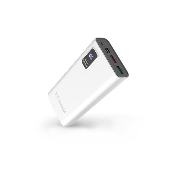 купить купить Повербанк TITANUM 727S 20000mAh 22.5W White  