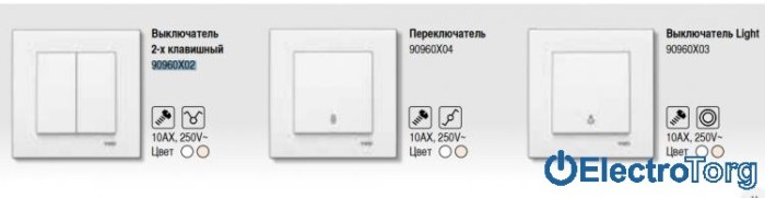 купить купить VI KO KARRE Выключатель двойной  