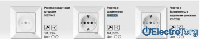 купить купить VI KO MERIDIAN  Розетка с заземлением  
