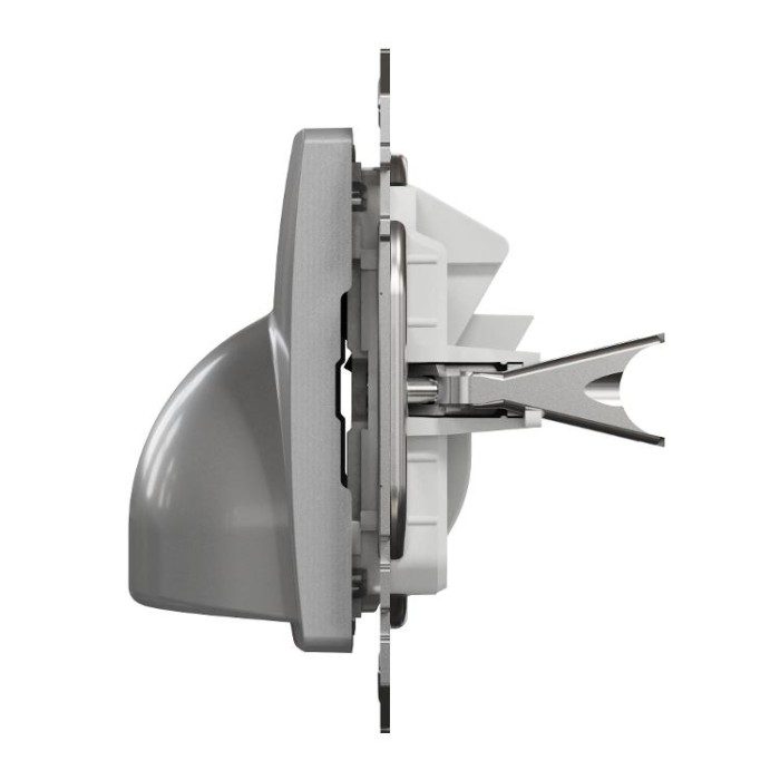 Розетка для вводу кабеля Алюміній Sedna Design Schneider Electric