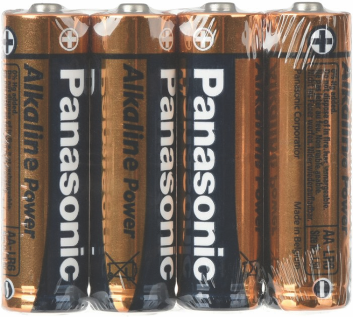 Батарейка LR06 Alkaline Power,shrink, PANASONIC (LR6APB/4P)