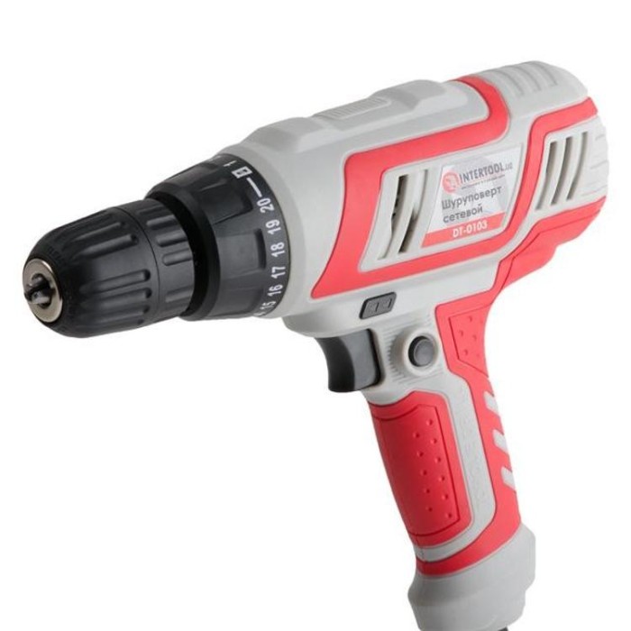 купить купить Дрель-шуруповерт электрическая 320Вт INTERTOOL DT-0103  