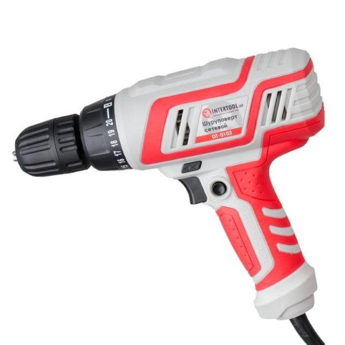 купить купить Дрель-шуруповерт электрическая 320Вт INTERTOOL DT-0103  