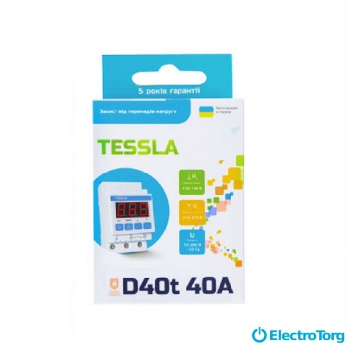 купить купить Реле напряжения D40 t-D40A (с термозащитой)Tessla  