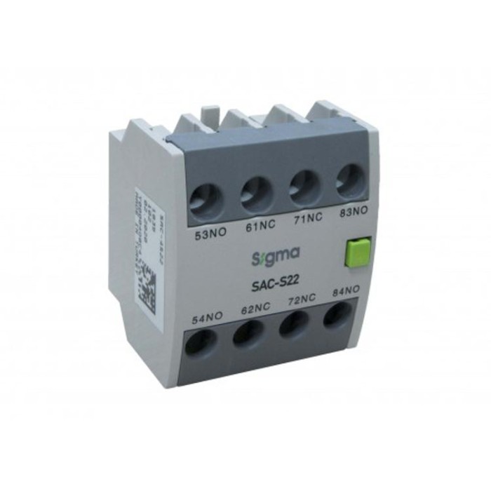 купить купить Додатков. контактний блок фронт. монтаж SIGMA 2NO+2NC (SAC-4S22)  