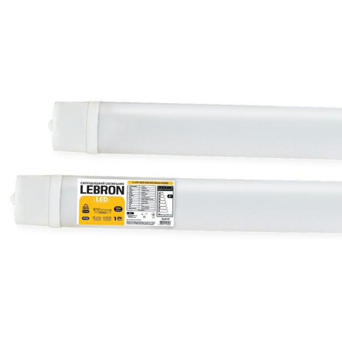 купить купить LED светильник L-LPP 18W 550x50x32 6200K 1500Lm IP65 Lebron (Леброн)  