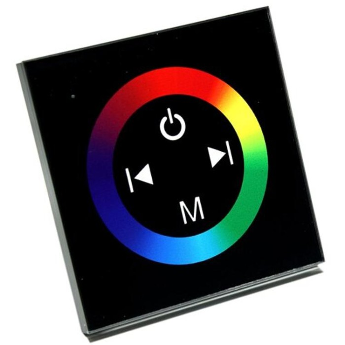купить купить Контроллер RGB OEM 12A-Touch black встраиваемый  