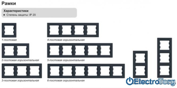 Рамка 1-постовая сталь Asfora Schneider Electric (Шнайдер Электрик)
