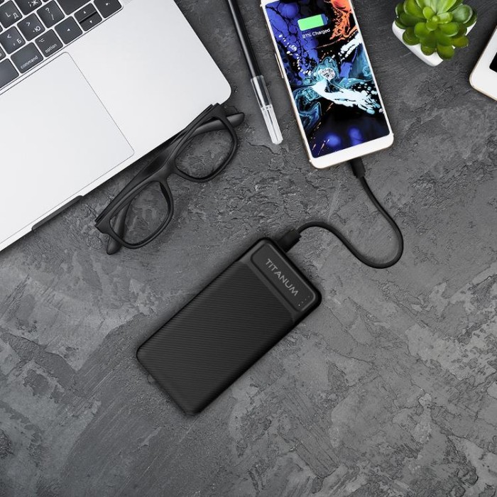 купить купить Повербанк TITANUM 913 Black 20000mAh  