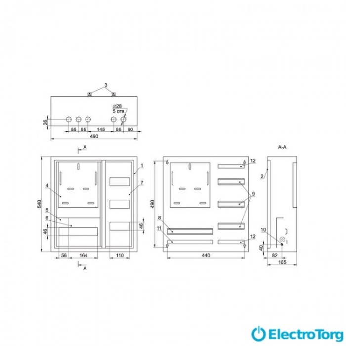 купить купить Корпус металлический ЩУРн-3/30зо-1 38 УХЛ3 IP31 ИЭК(IEK)  