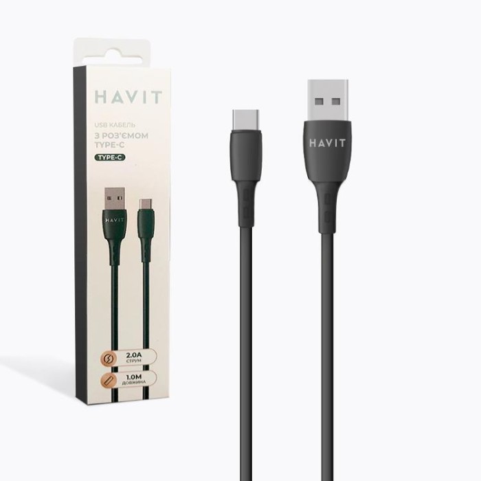 купить купить Кабель HAVIT HV-CB620C Type-C USB 1м  