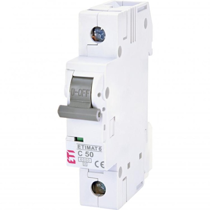 купить купить Автоматичний вимикач ETIMAT 6 1p C 50А (6 kA) ETI  