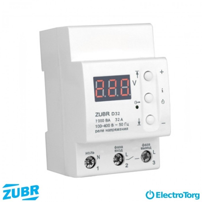 купить купить Реле напряжения ZUBR D32  