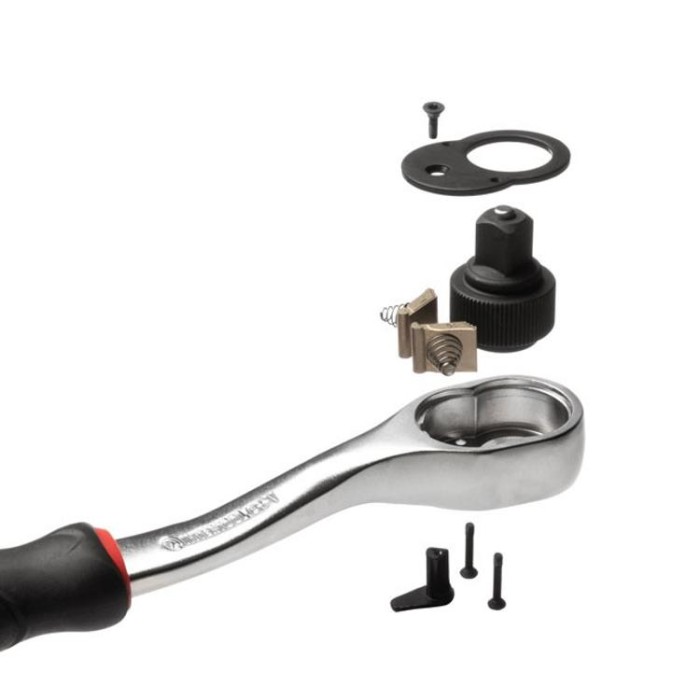купить купить Рукоятка с храповым механизмом на 72 зуба 1/4&quot;, Cr-V STORM INTERTOOL ET-8001  