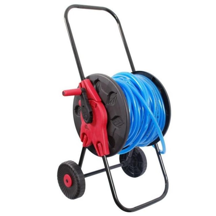 купить купить Катушка на колесах для шланга 1/2&quot;60 м, PP, steel, ABS INTERTOOL GE-3001  