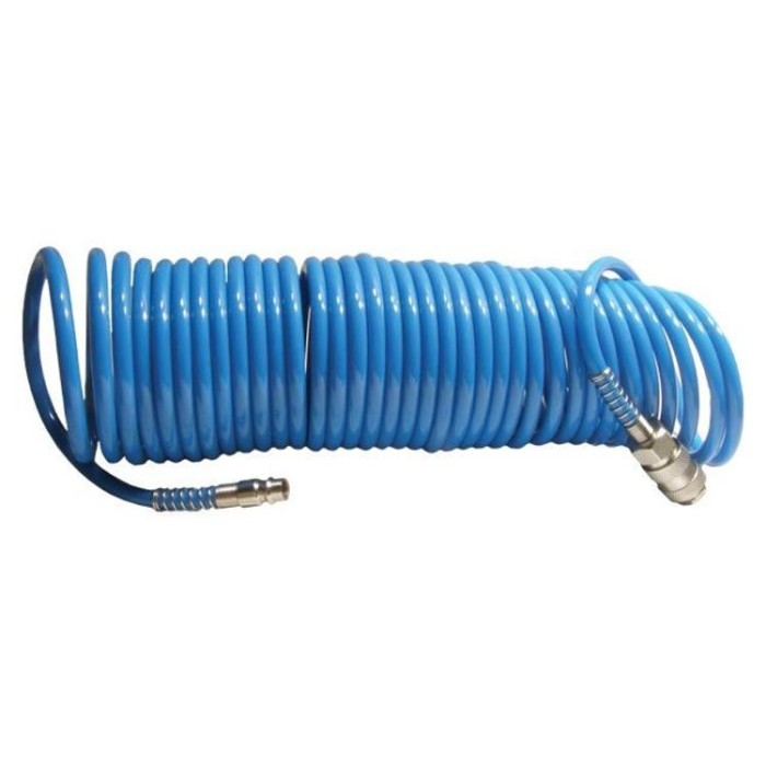 купить купить Шланг спиральный полиуретановый 5,5 x 8 мм, 15 м INTERTOOL PT-1708  