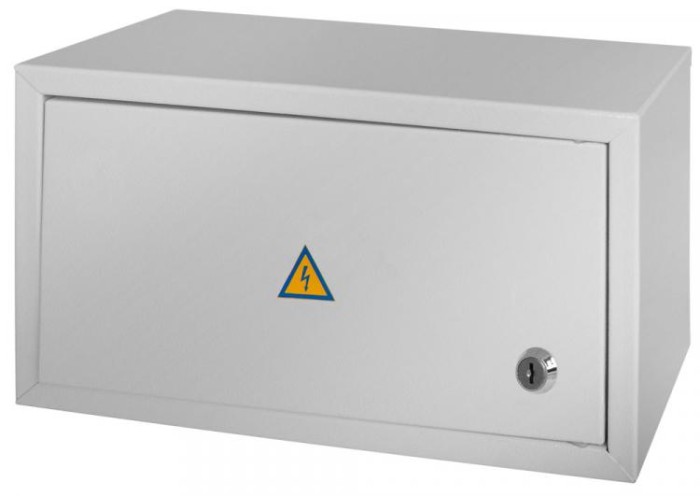 Щит / Шкаф e.mbox.stand.n.15.z под 15 мод., навесной, с замком e-next