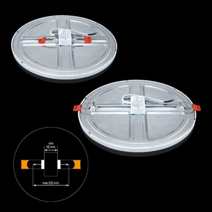 купить купить Светильник светодиодный Biom СL-R22W-5 22Вт круглый 5000К  