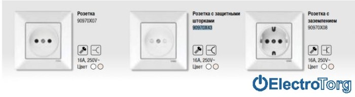 купить купить VI KO MERIDIAN  Розетка с шторками  