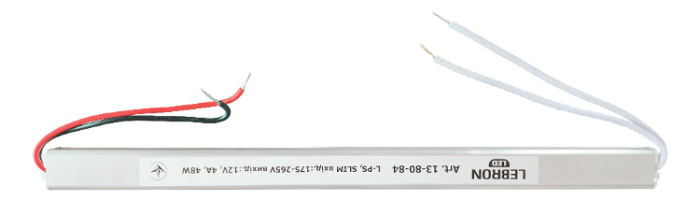 Блок живлення LEBRON L-PS, SLIM, 12V, 4A, 48W