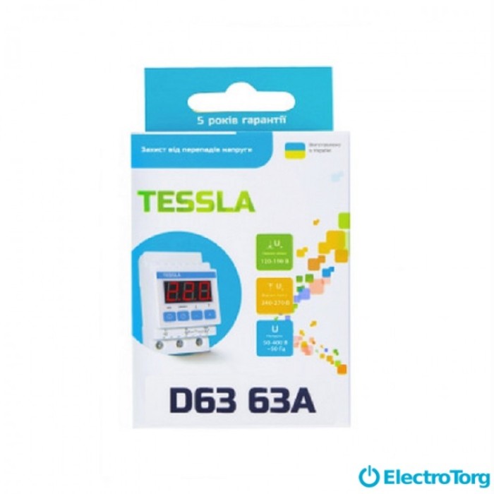 купить купить Реле напряжения D63 -D63A Tessla  